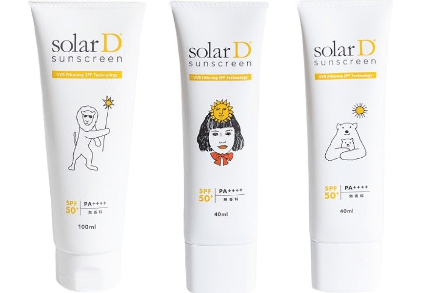 ソーラーD サンスクリーン｜solarD SPF50+ 顔・体用 40ml・100ml