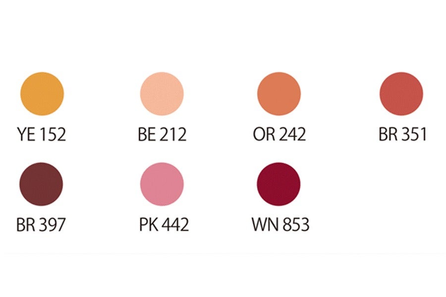 ウトワ クリームフェイスカラーの各種色味