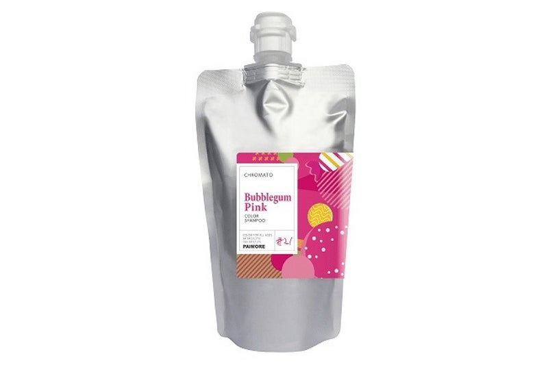 クロマト カラーシャンプー（バブルガムピンク）300mL #21 本体正面