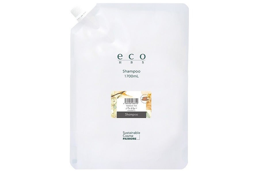 eco HBS シャンプー バニラティー 1700ml 詰替え 正面