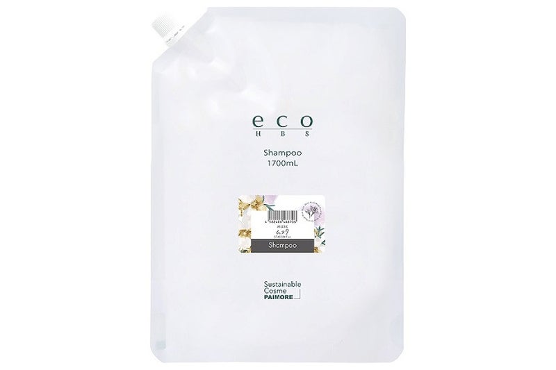 PAIMORE eco HBS シャンプー ムスク 1700mL 詰替え用パウチ　正面