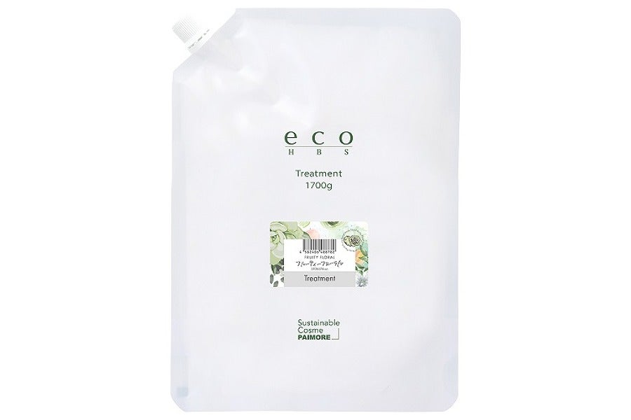 PAIMORE eco HBS トリートメント フルーティーフローラル 1700g 詰替え用パウチ 正面