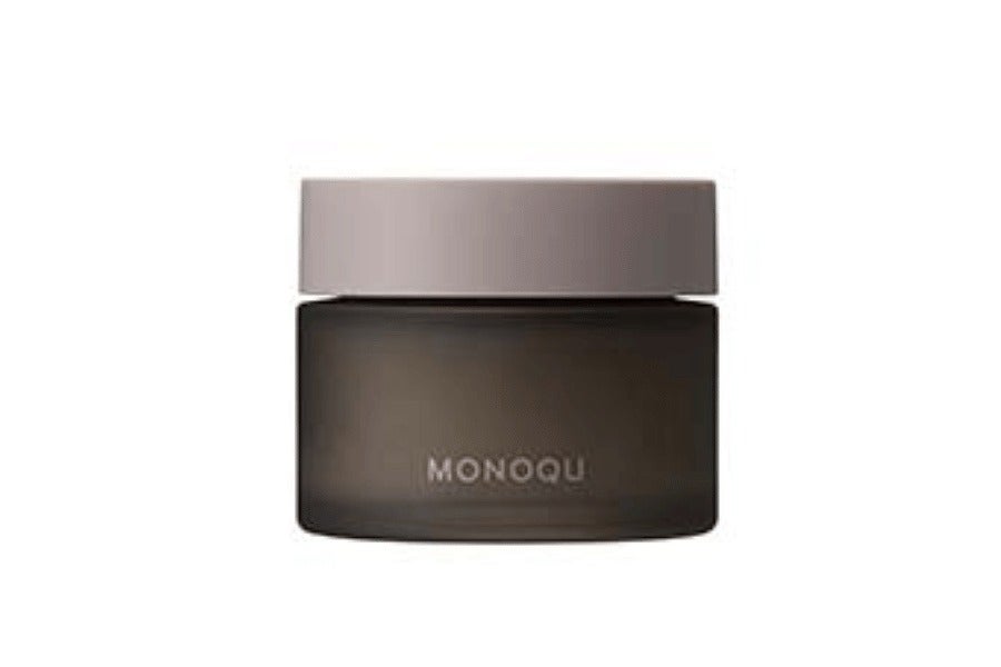 MONOQUロゴ入りのモノーク バーム容器 正面