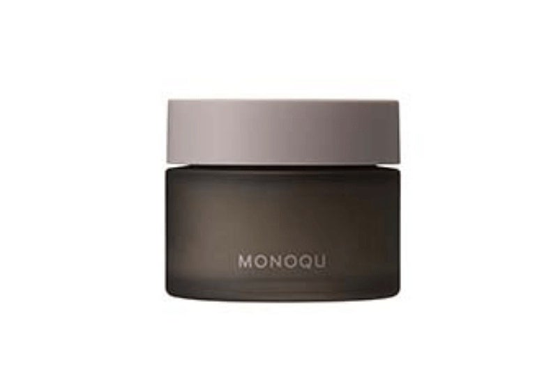 MONOQUロゴ入りのモノーク バーム容器 正面