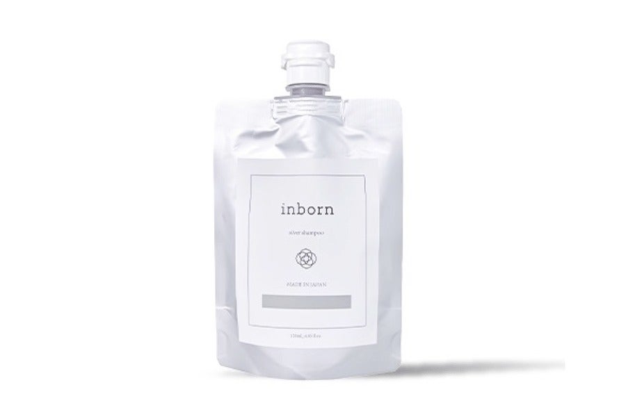 inborn シルバーシャンプー 120ml 白いパウチ容器の正面