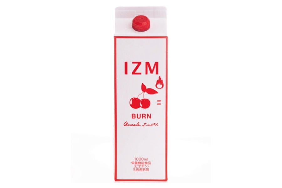 IZM バーン アセロラテイスト1000mLのパッケージ