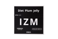IZM ダイエット プラム ゼリー 25本入りの黒いパッケージ