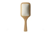 LOA THE 24K PADDLE BRUSH 木製ハンドルとゴールドピンの本体正面